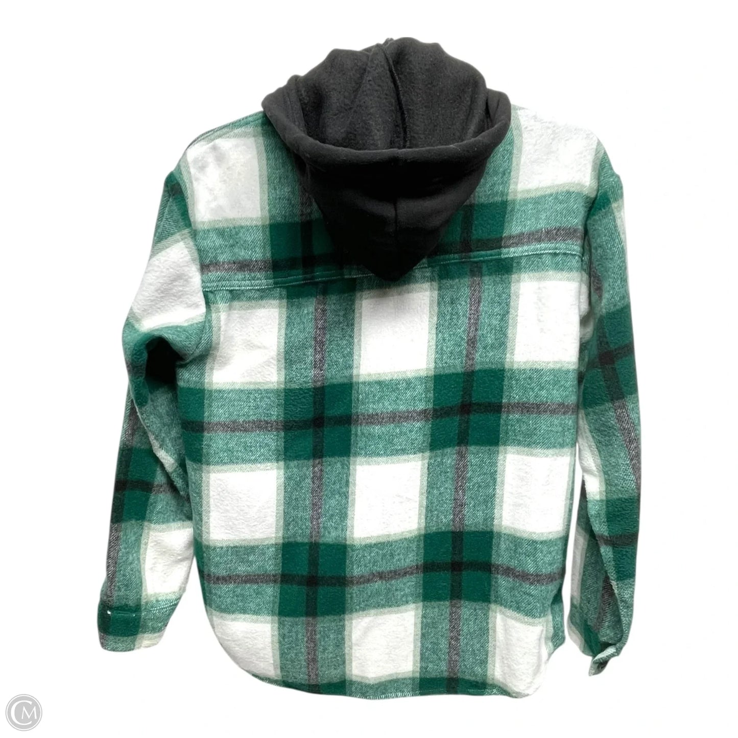 Jacket Shirt By No Boundaries In Green, Size: Xs