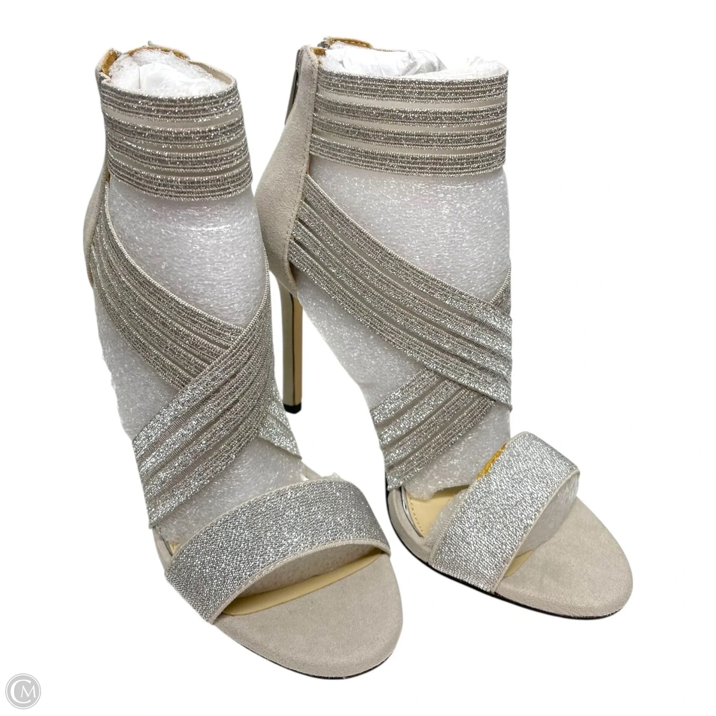 Sandals Heels Stiletto By Jessica Simpson In Taupe, Size: 6