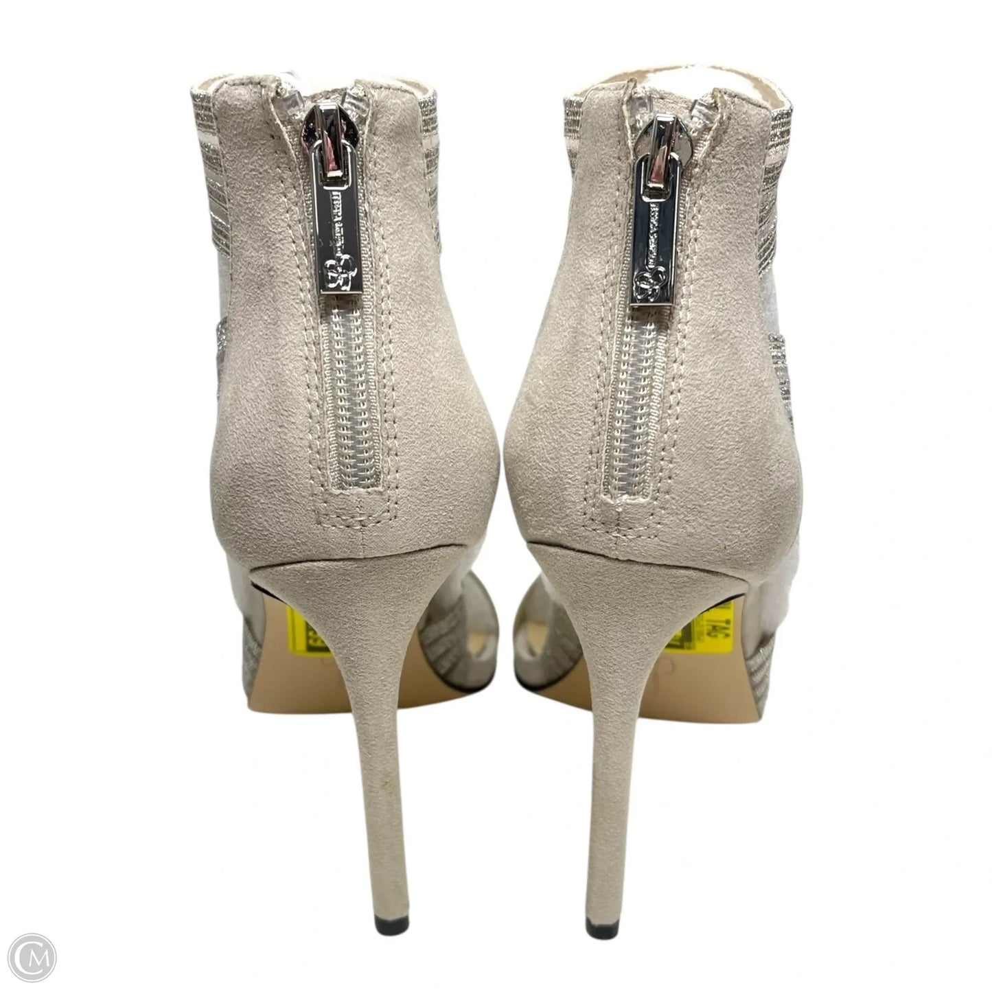 Sandals Heels Stiletto By Jessica Simpson In Taupe, Size: 6