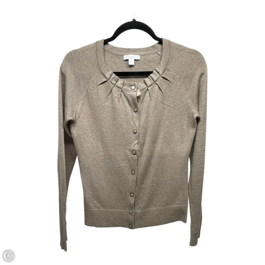 Sweater Cardigan By New York And Co In Tan, Size: S