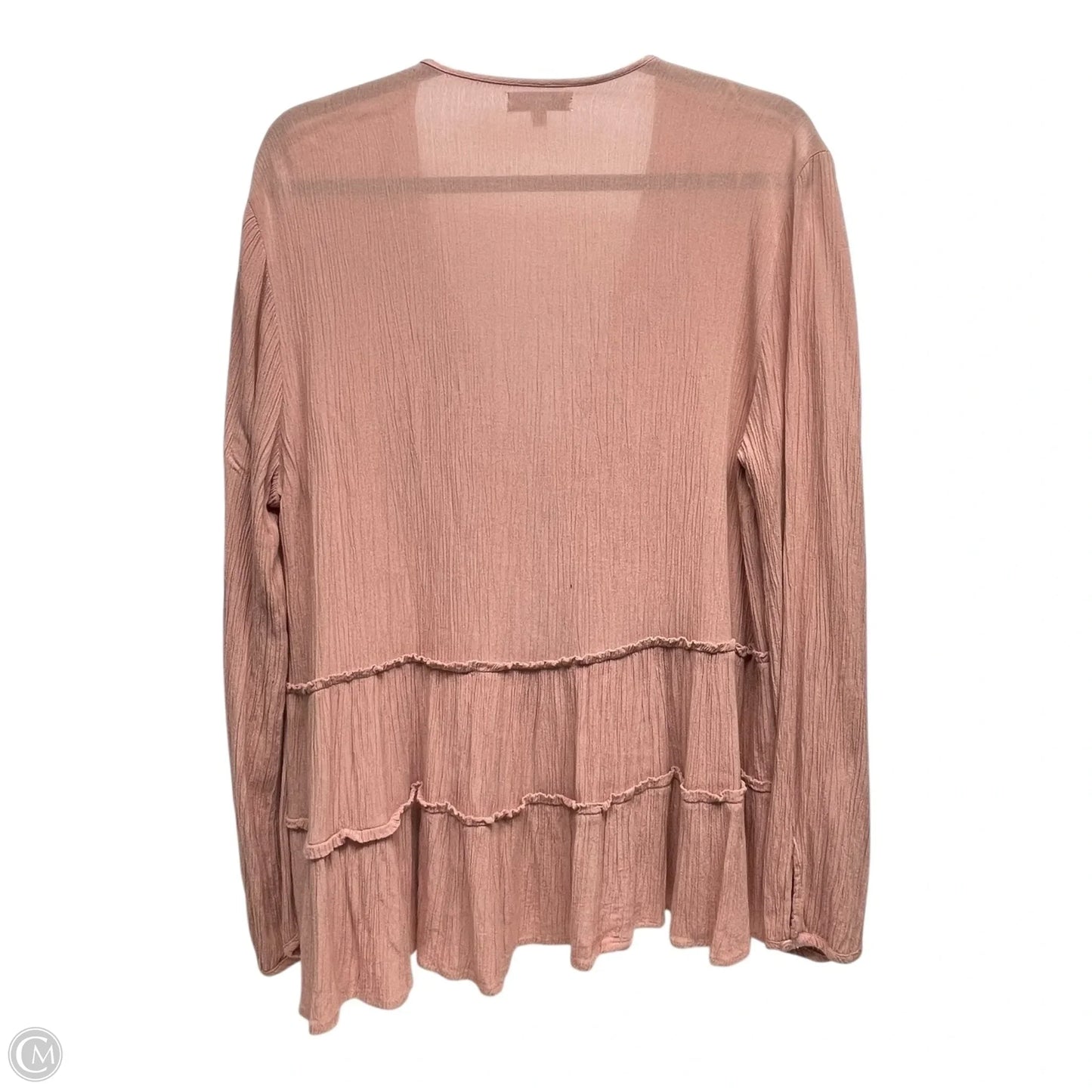 Top Long Sleeve By Kensie In Mauve, Size: L