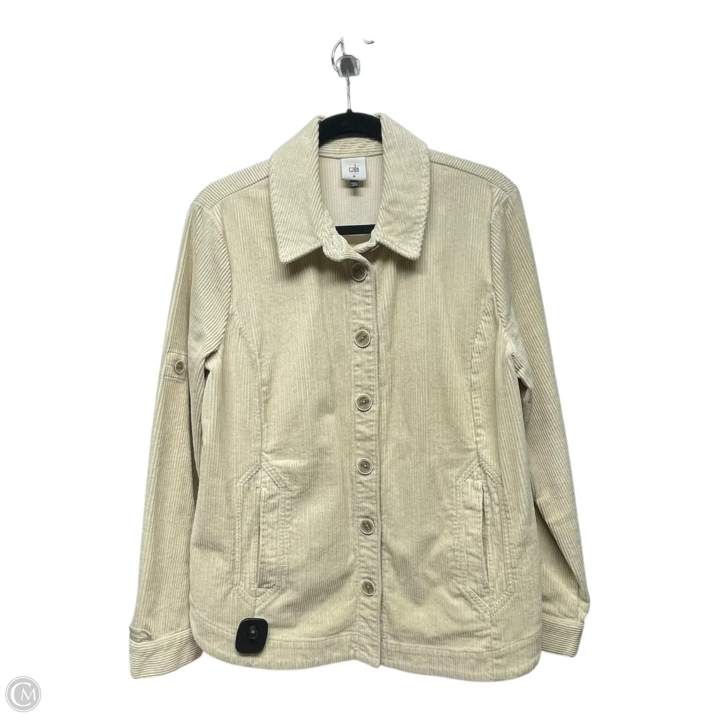 Jacket Shirt By Cabi In Cream, Size: M
