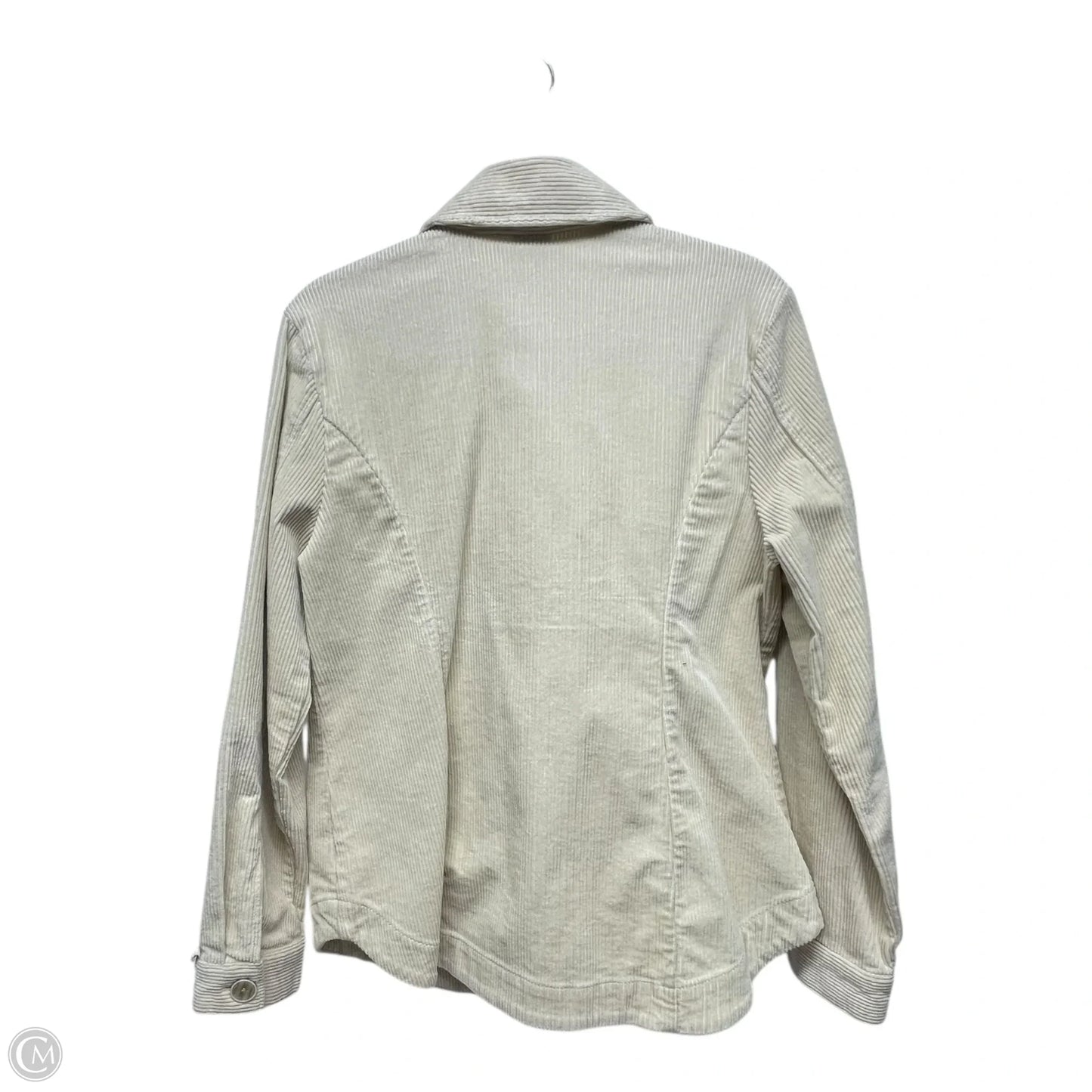Jacket Shirt By Cabi In Cream, Size: M