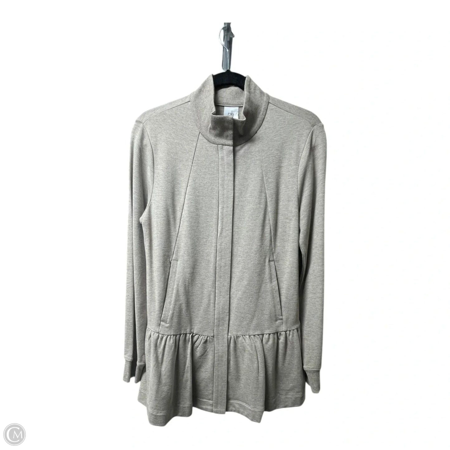 Jacket Fleece By Cabi In Tan, Size: S