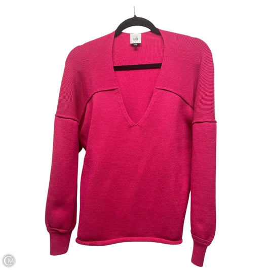 Sweater By Cabi In Pink, Size: L