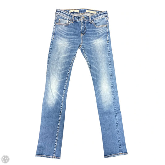 Jeans Straight By Pilcro In Blue Denim, Size: 6