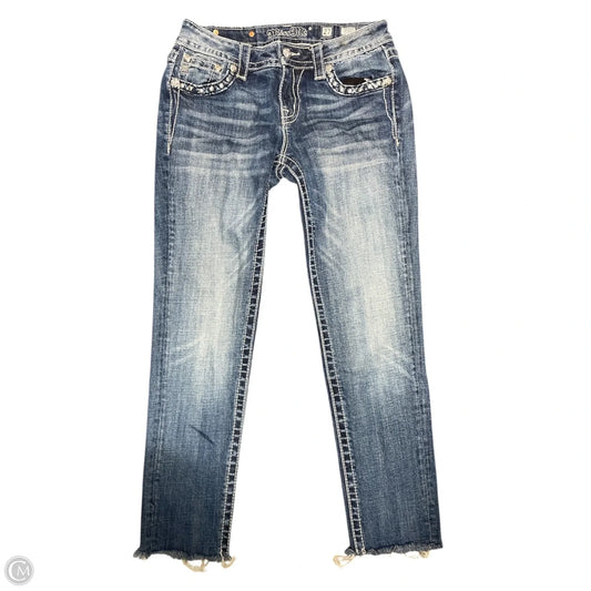 Jeans Skinny By Miss Me In Blue Denim, Size: 4