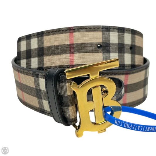 Belt Luxury Designer By Burberry, Size: XS/S