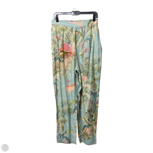 Pants Designer By Farm Rio In Multi-colored, Size: L