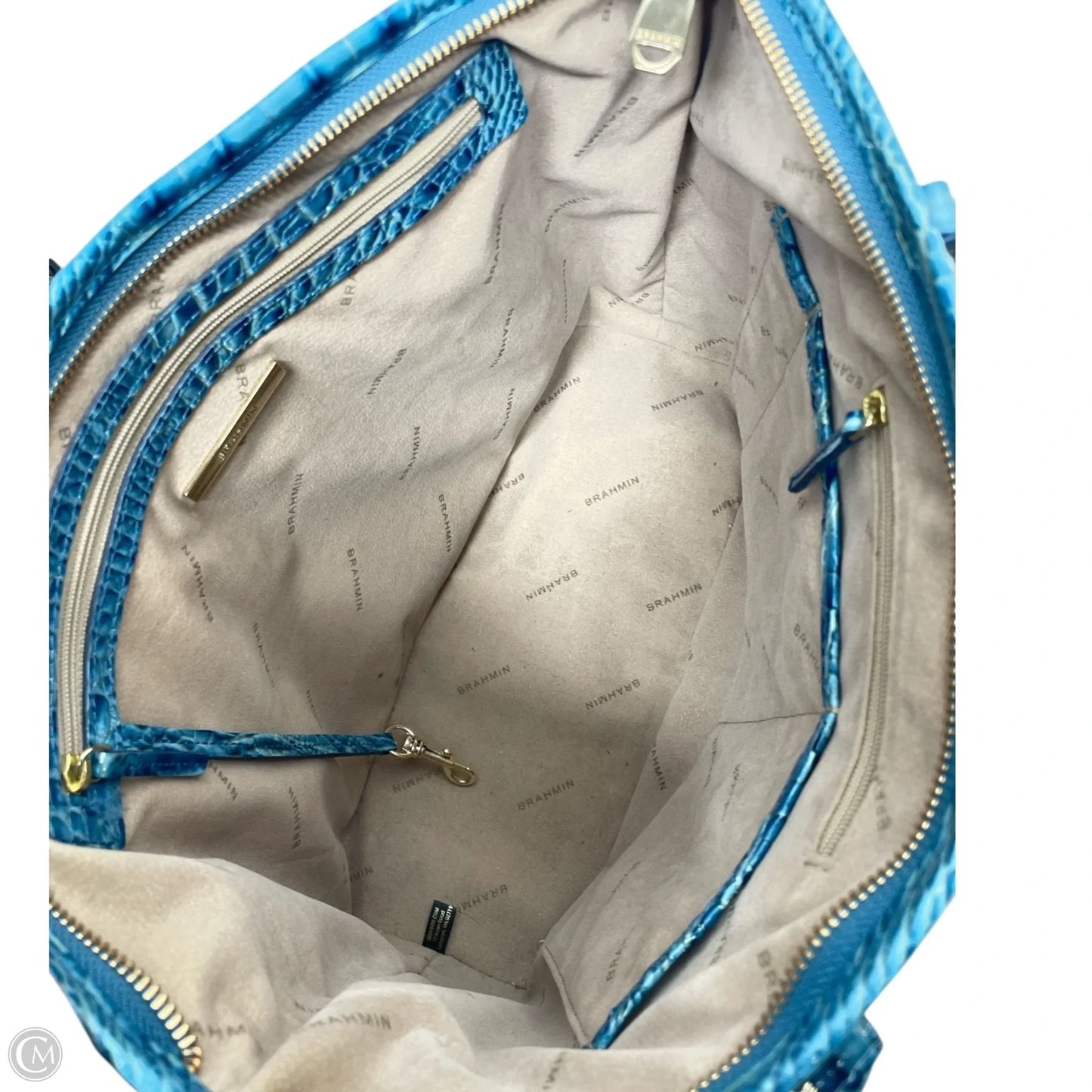 Handbag Designer By Brahmin, Size: Large