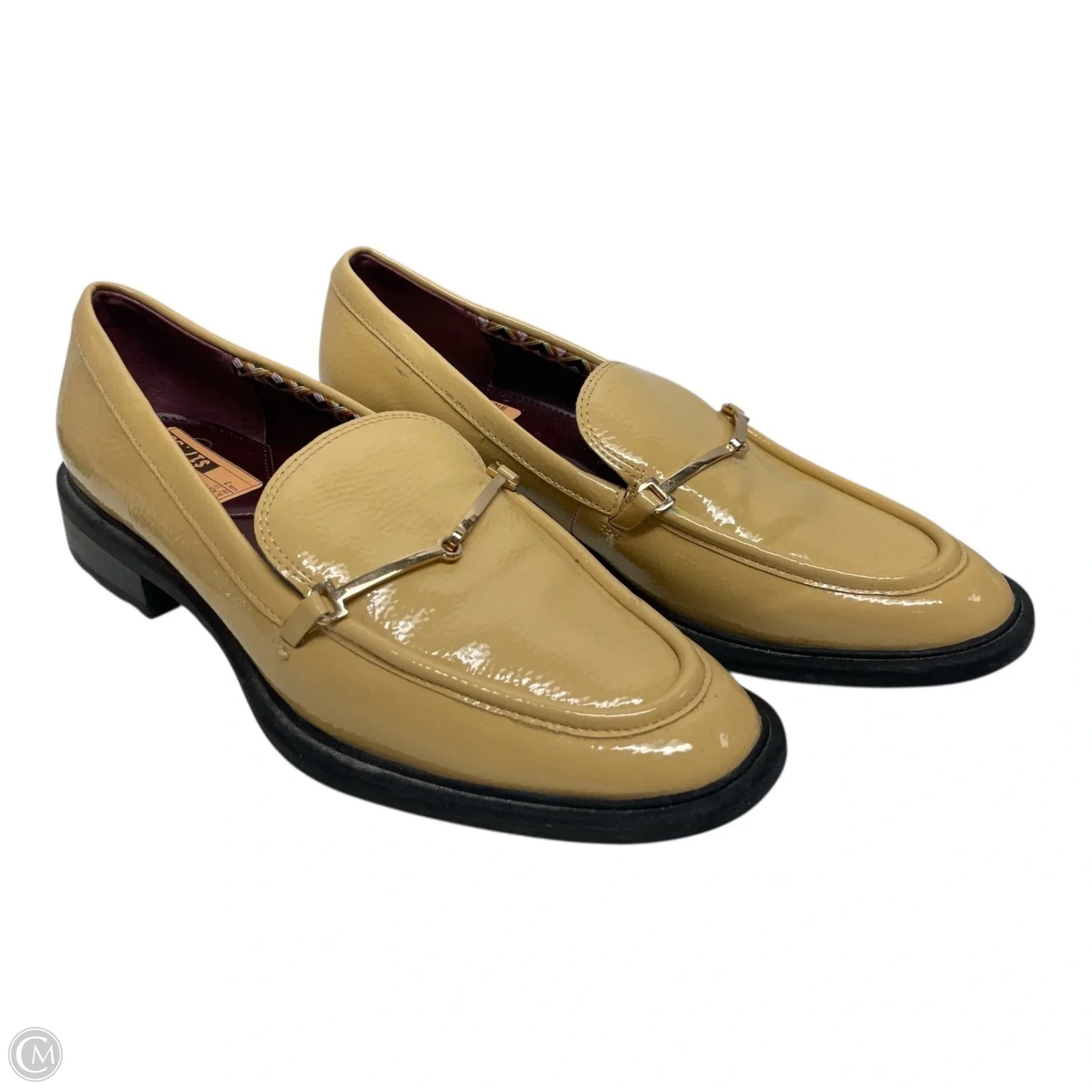 Shoes Flats By Franco Sarto In Black & Yellow, Size: 7