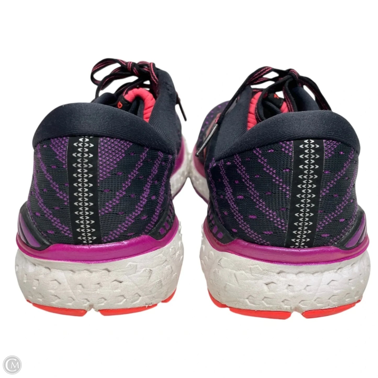 Shoes Athletic By Brooks In Black & Orange, Size: 9.5