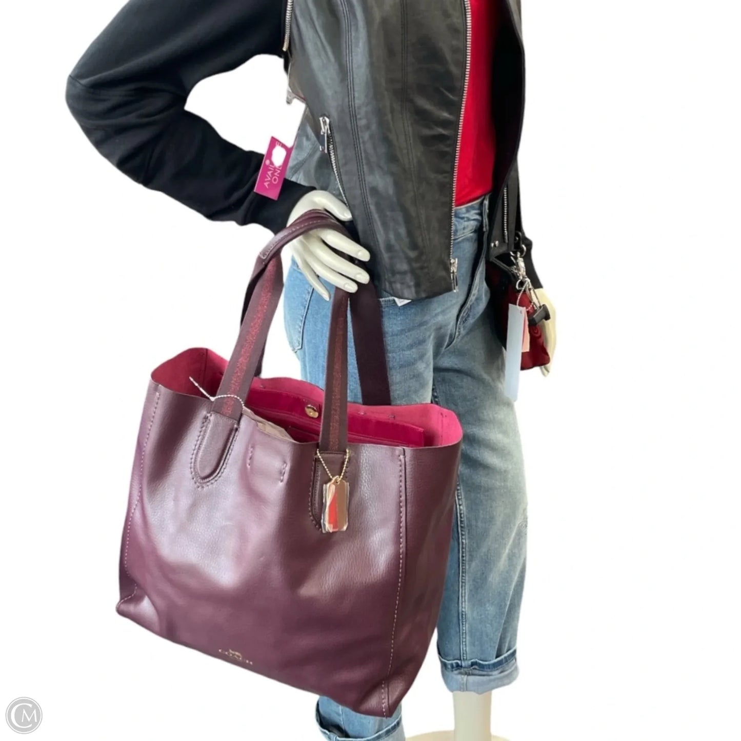 Tote Designer By Coach, Size: Large