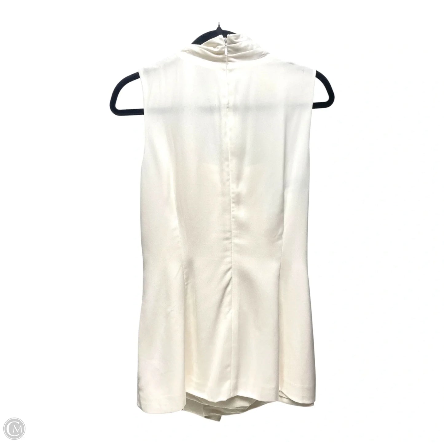 Top Sleeveless By Cabi In Ivory, Size: 8