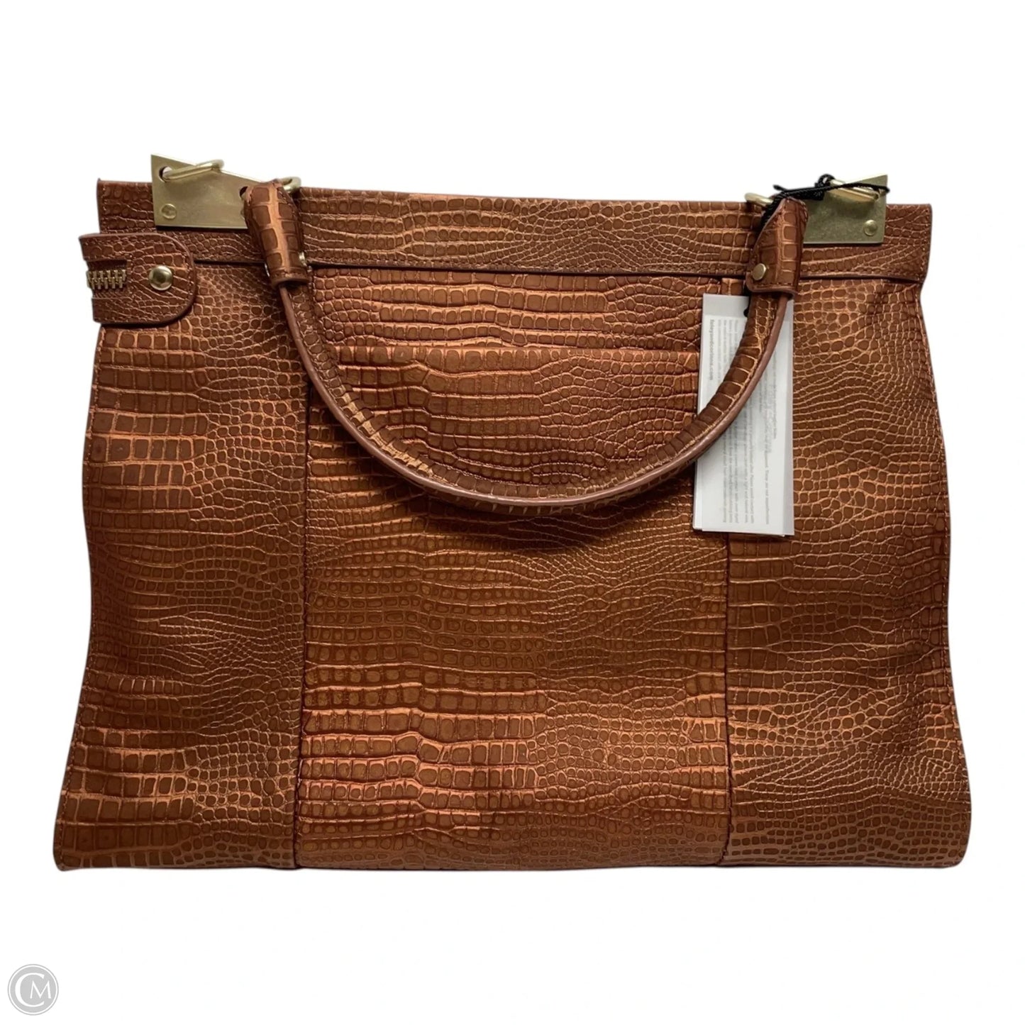 Handbag Leather By FOLY & CORINNA, Size: Large