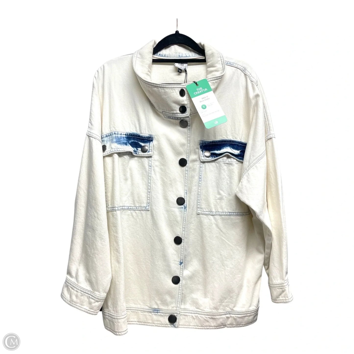 Jacket Denim By Cabi In Blue, Size: S