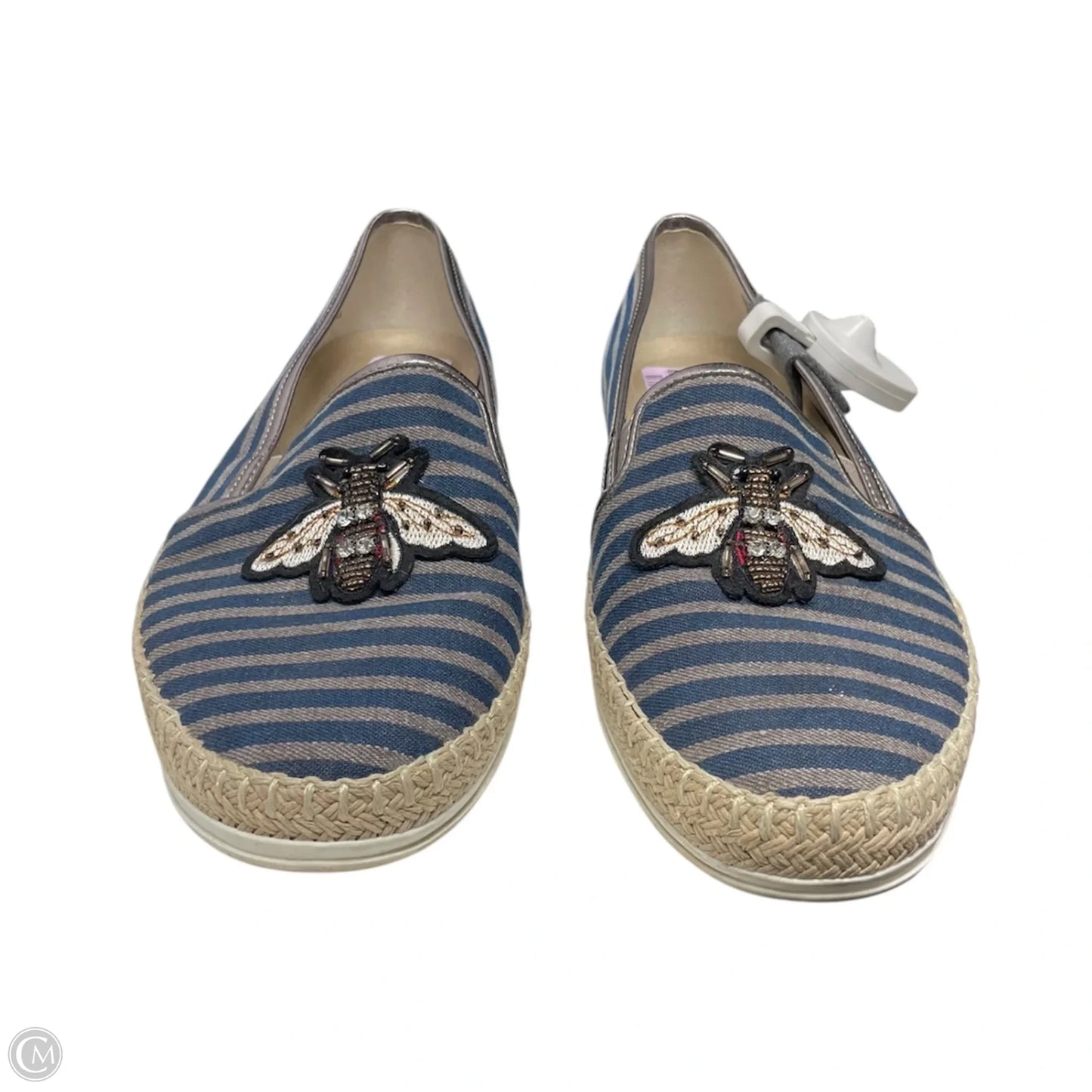 Shoes Flats By Anne Klein In Striped Pattern, Size: 10