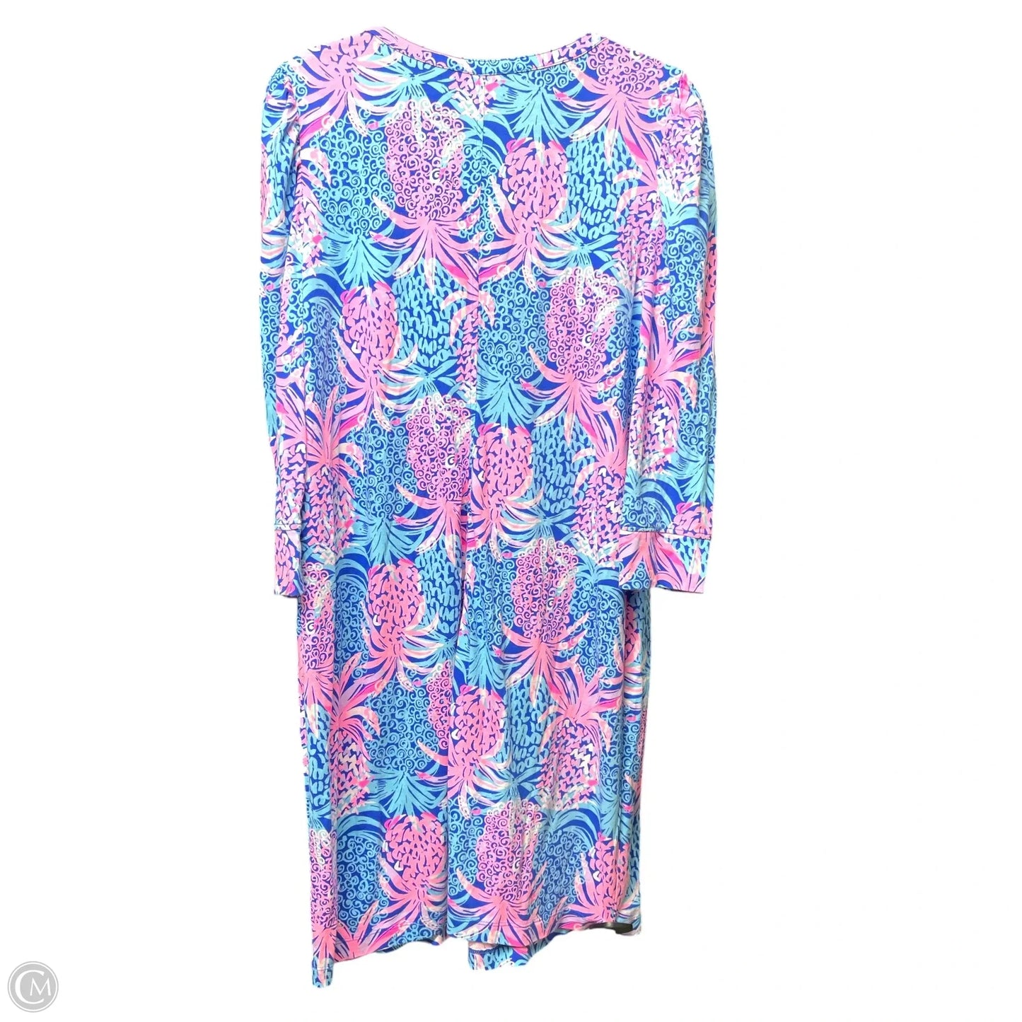 Dress Designer By Lilly Pulitzer In Blue & Pink, Size: Xl
