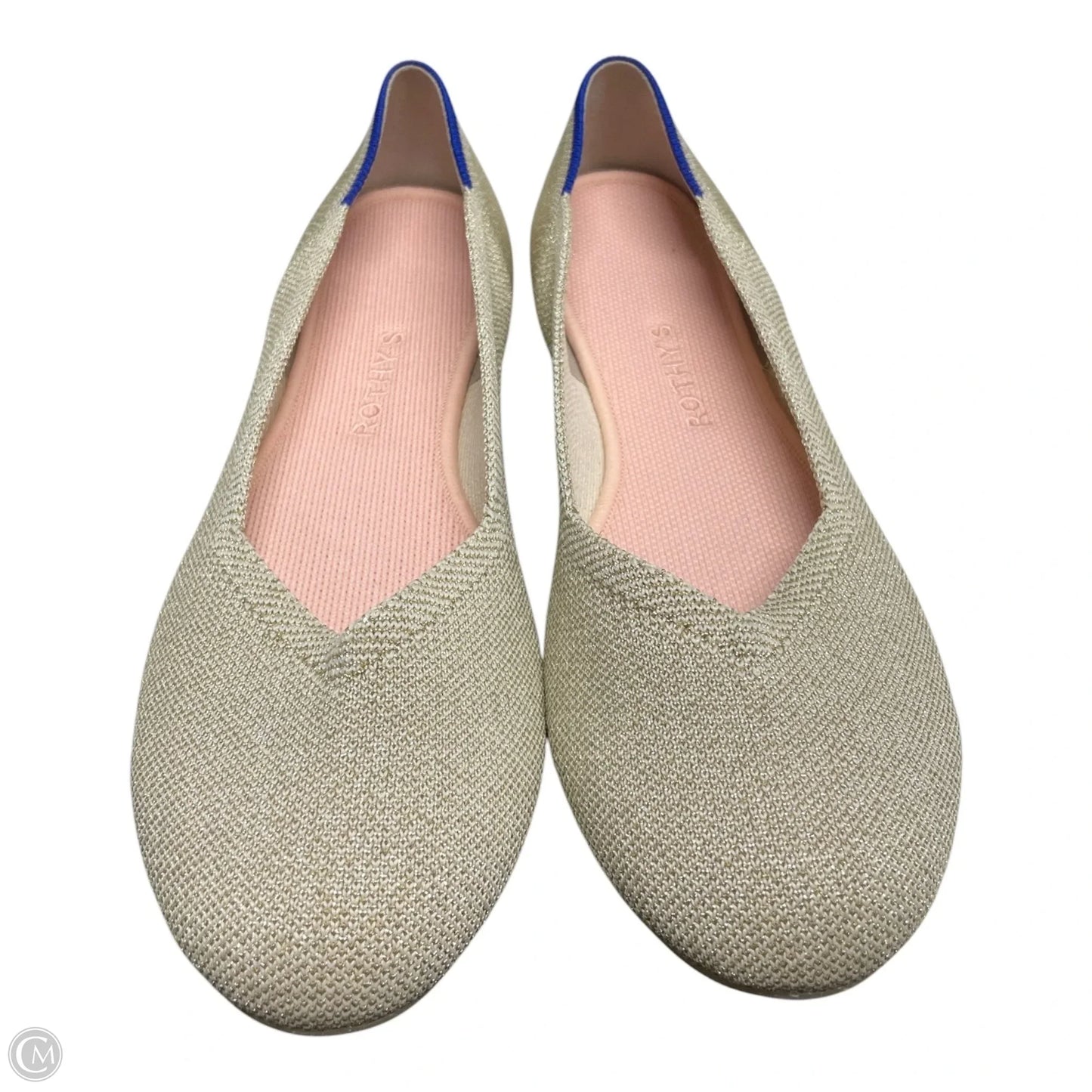 Shoes Flats By Rothys In Gold, Size: 10.5