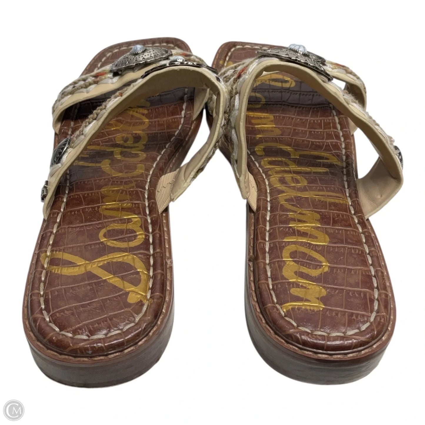Sandals Flats By Sam Edelman In Cream, Size: 8
