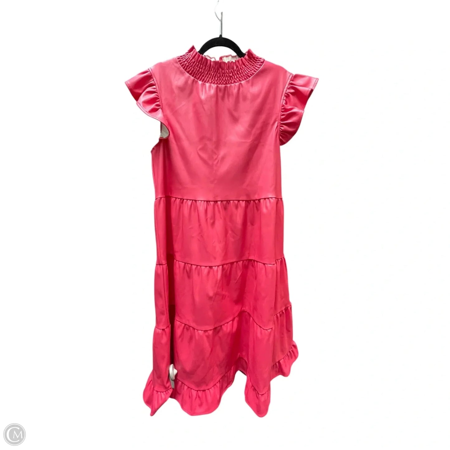 Dress Casual Midi By Voy In Coral, Size: L