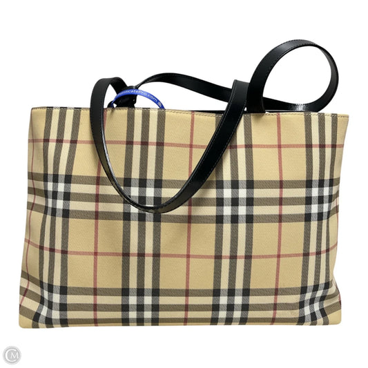 Tote Luxury Designer By Burberry, Size: Large