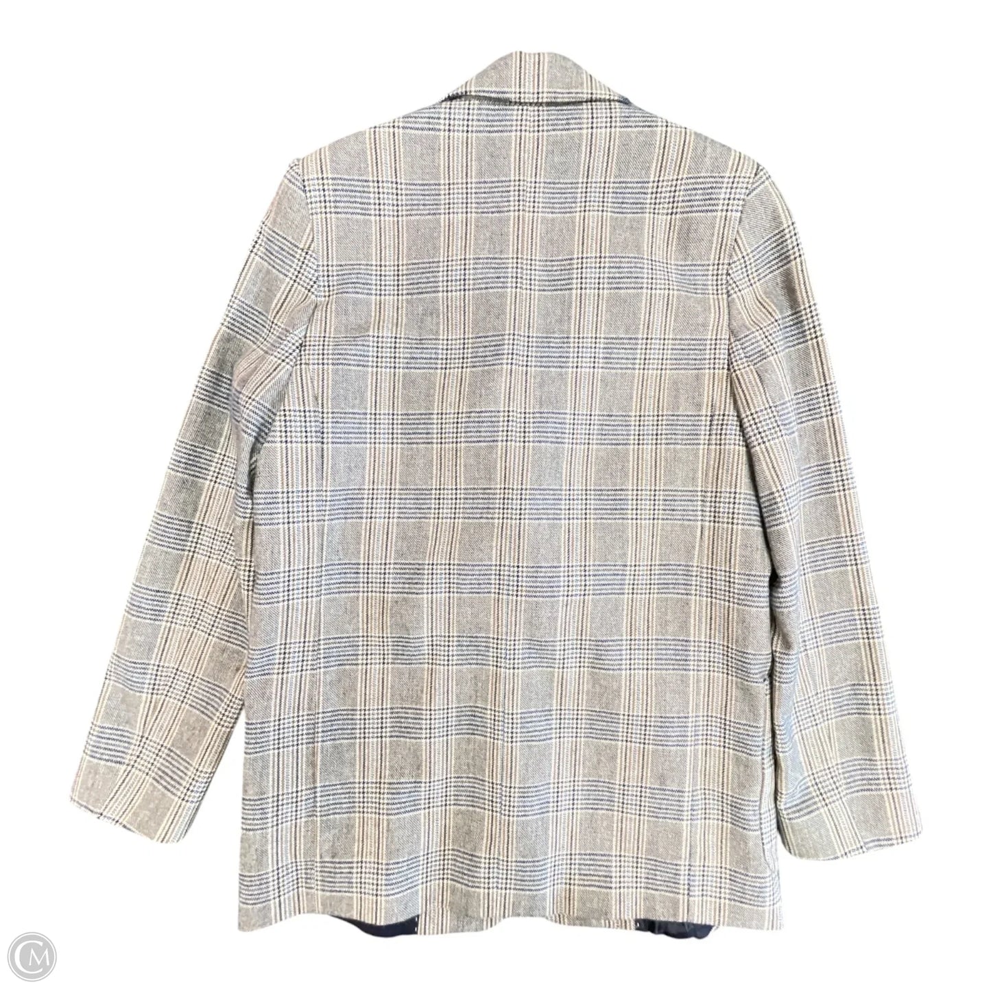 Blazer By Mng In Plaid Pattern, Size: Xs
