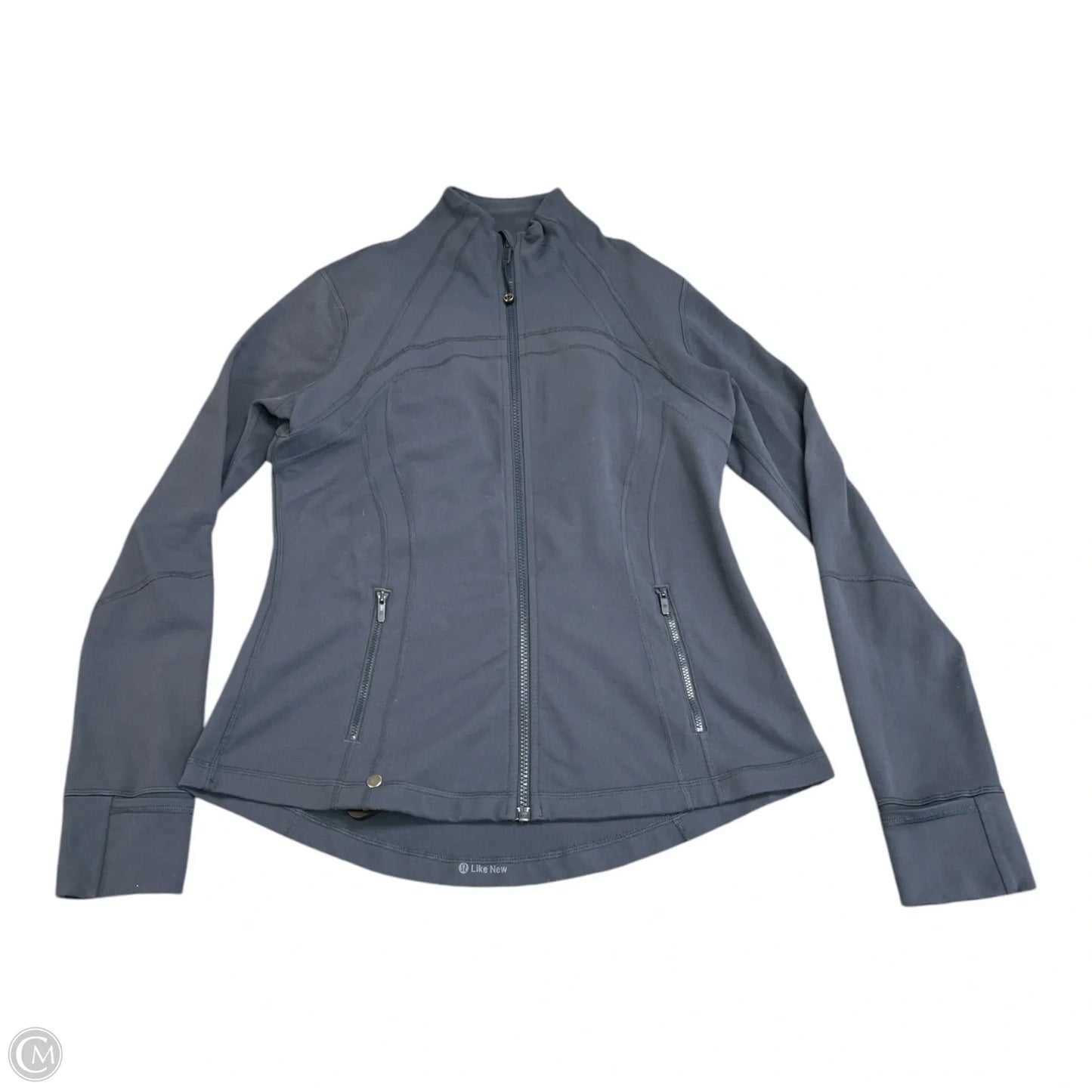 Athletic Jacket By Lululemon In Blue, Size: 12