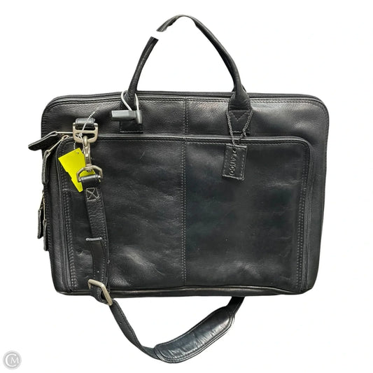 Laptop Bag Leather By Latico, Size: Medium