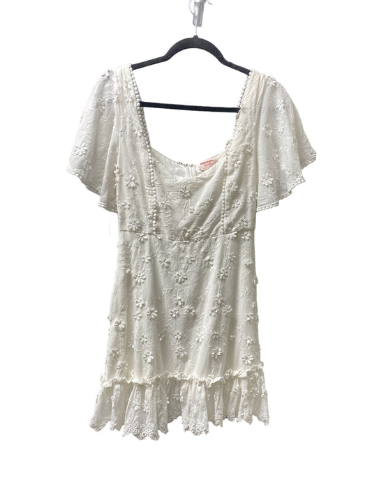 White Dress Casual Short Clothes Mentor, Size S