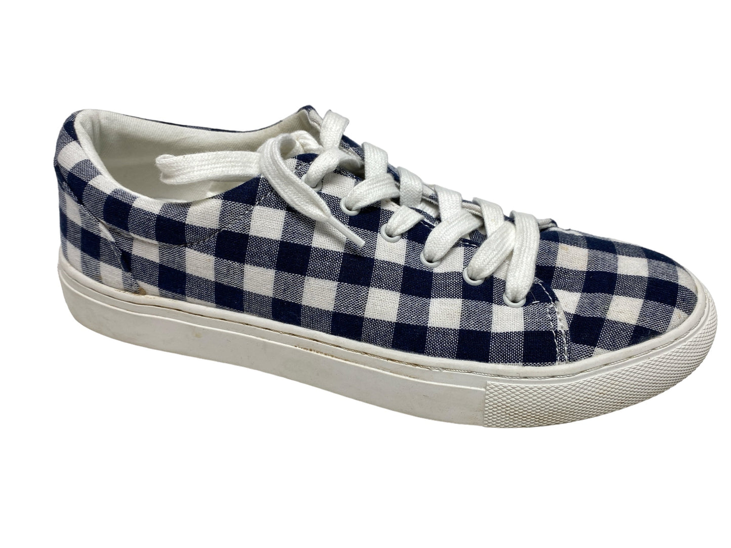 Plaid Pattern Shoes Sneakers J. Crew, Size 8