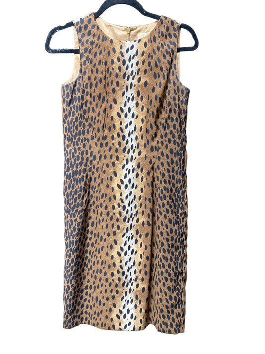 Animal Print Dress Casual Short Michael By Michael Kors, Size 4