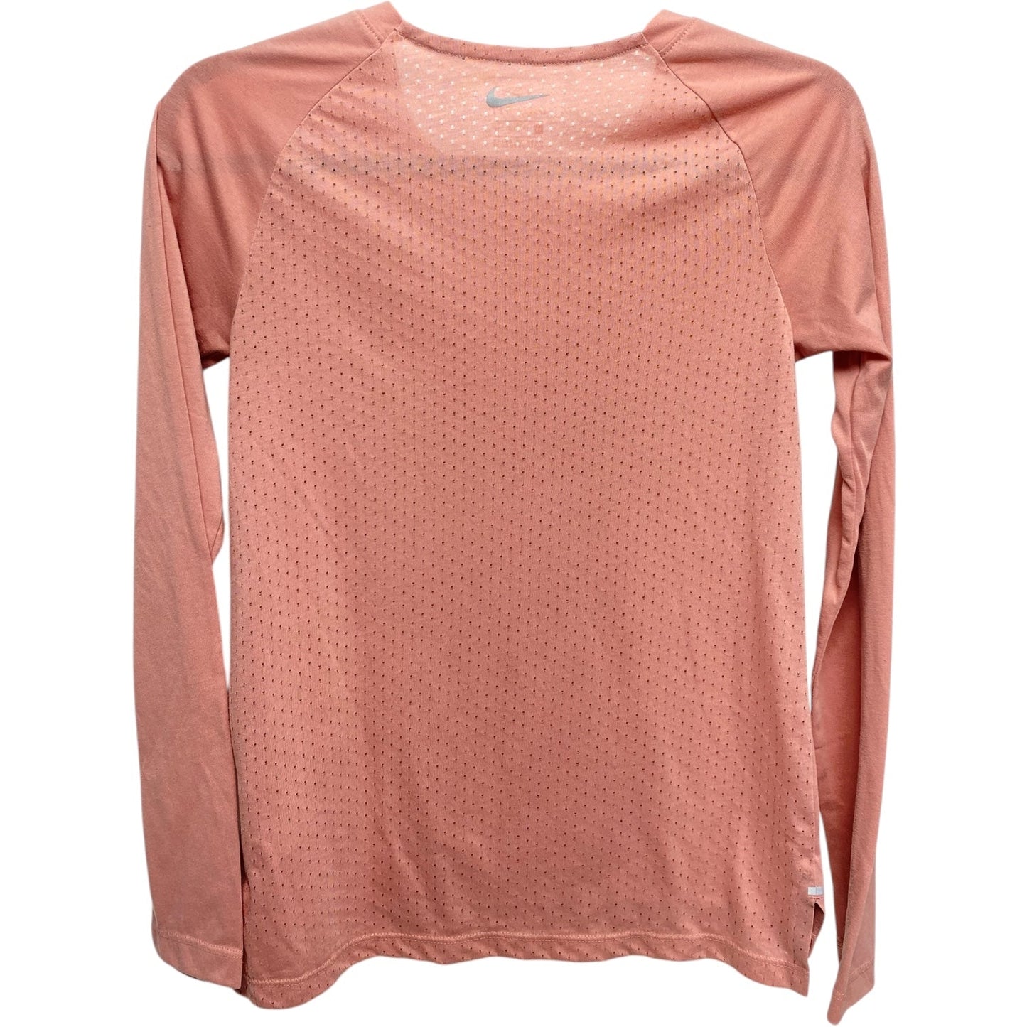 Athletic Top Long Sleeve Crewneck By Nike Apparel In Pink, Size: Xs