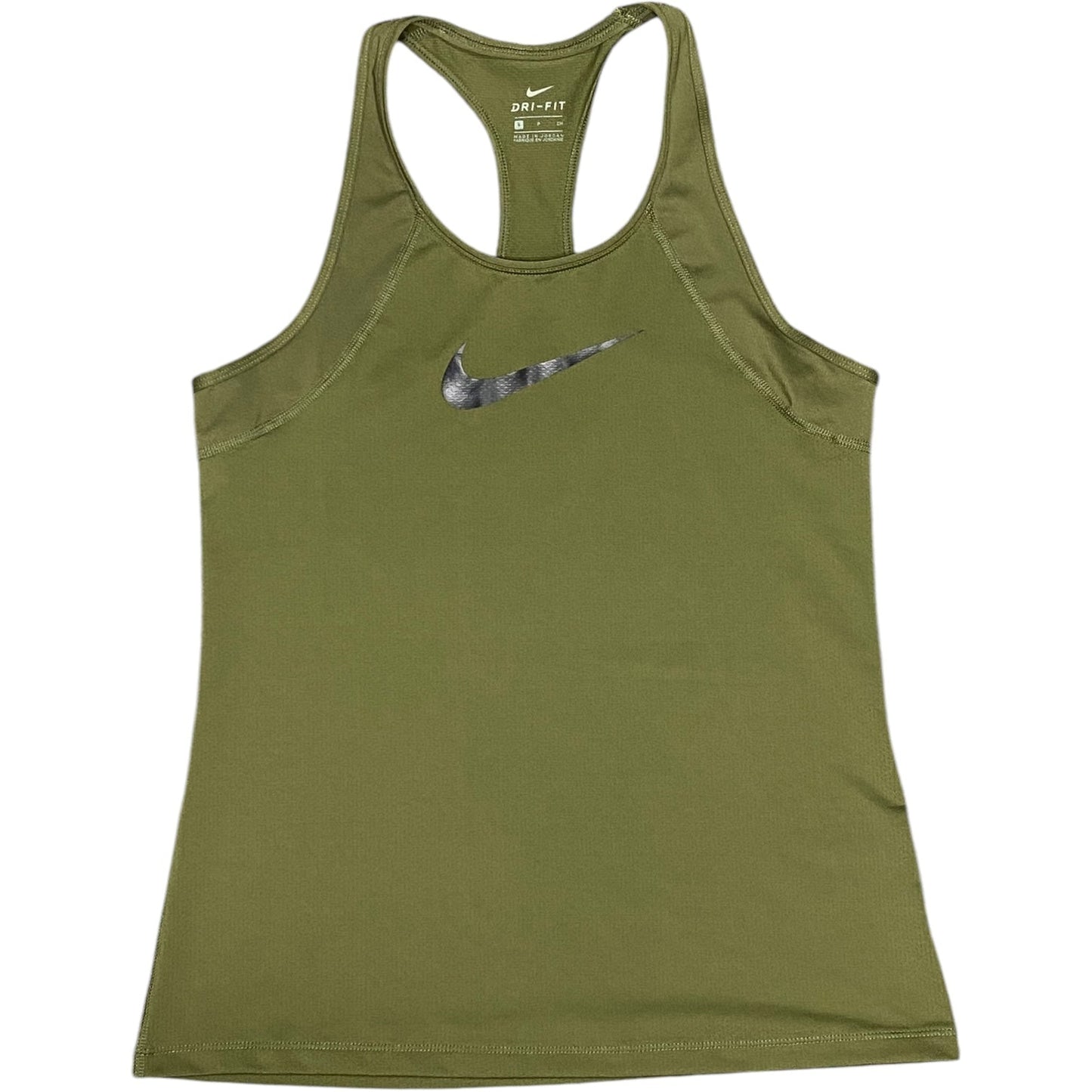 Athletic Tank Top By Nike Apparel In Green, Size: S