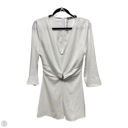 Romper By Zara In White, Size: S