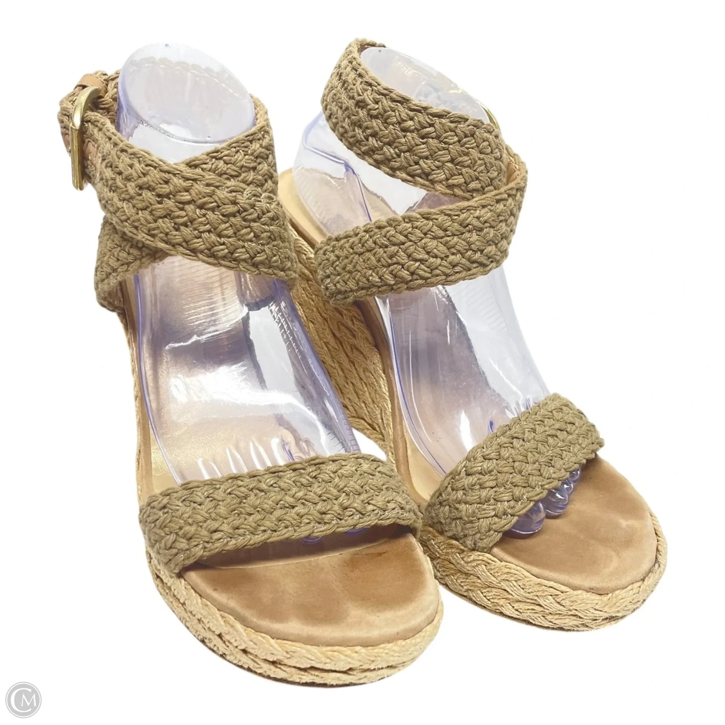 Sandals Designer By Stuart Weitzman In Brown, Size: 10.5