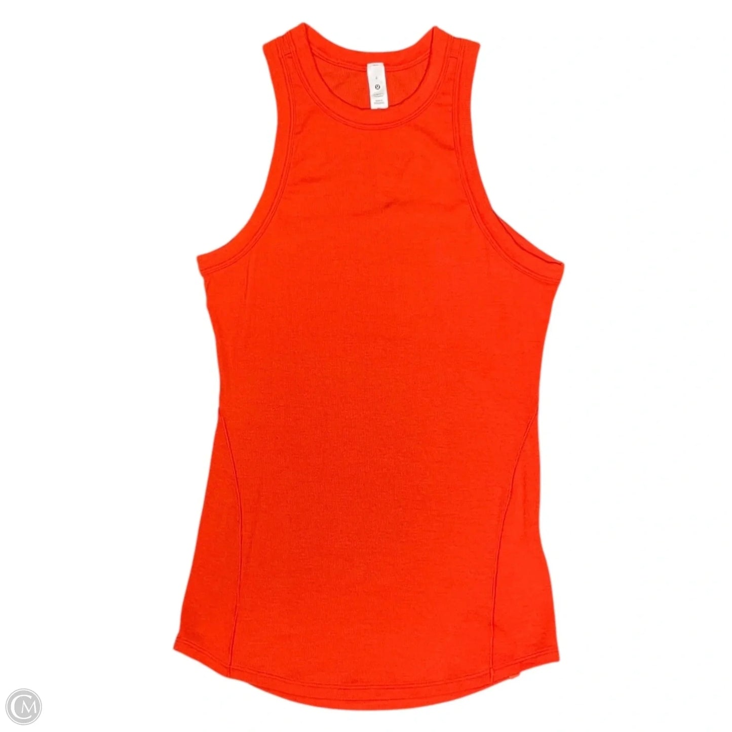 Athletic Tank Top By Lululemon In Orange, Size: 4