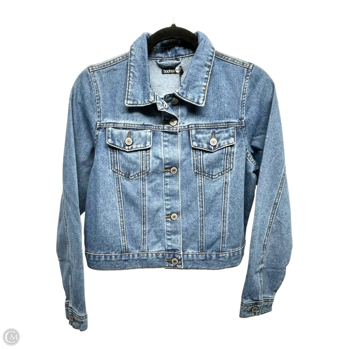 Jacket Denim By Boohoo Boutique In Blue Denim, Size: 6