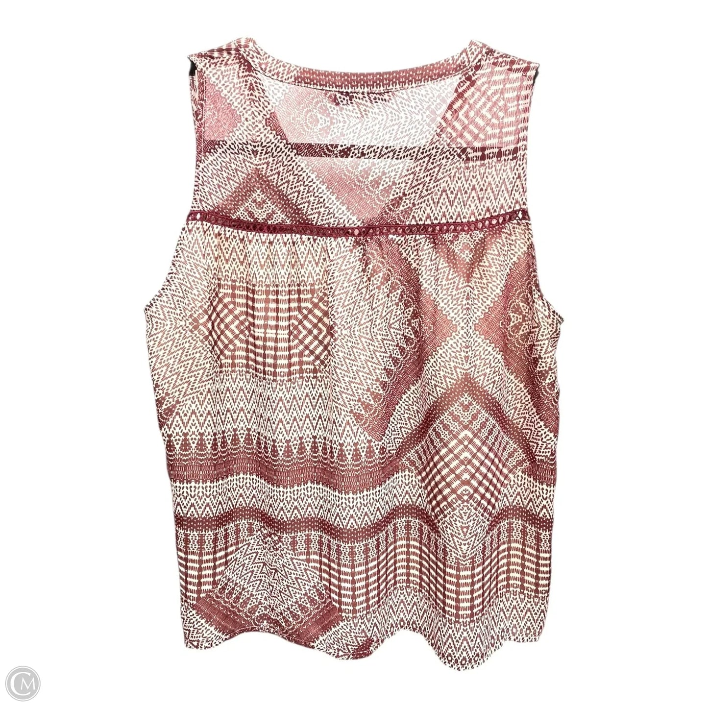 Top Sleeveless Designer By Rebecca Minkoff In Maroon, Size: S