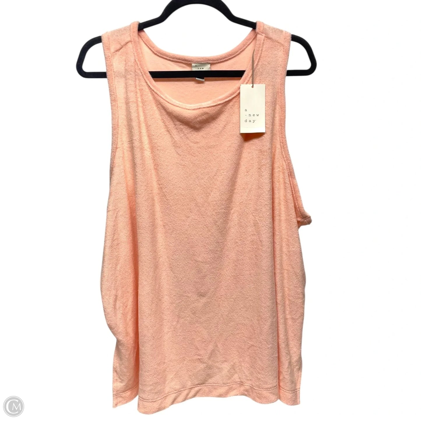 Top Sleeveless By A New Day In Peach, Size: 1x