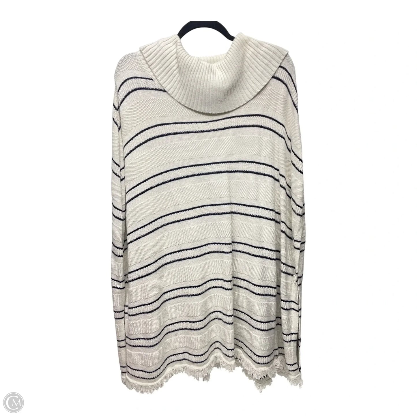 Sweater By Talbots In Striped Pattern, Size: M