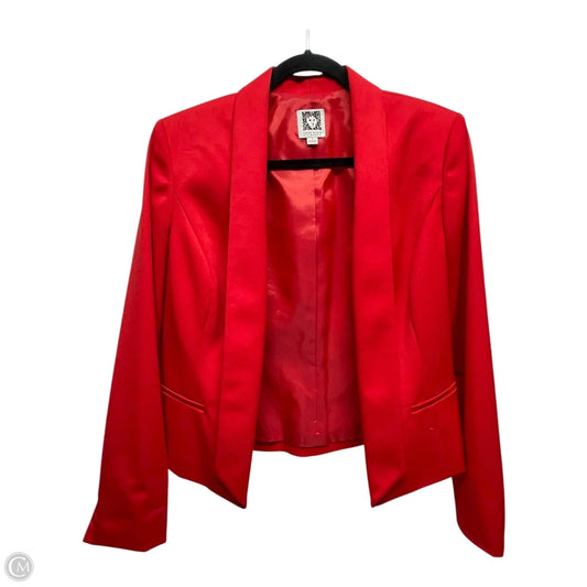 Blazer By Anne Klein In Red, Size: 8