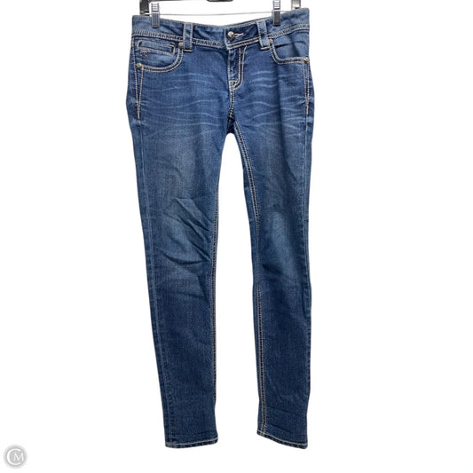 Jeans Skinny By Miss Me In Blue Denim, Size: 4