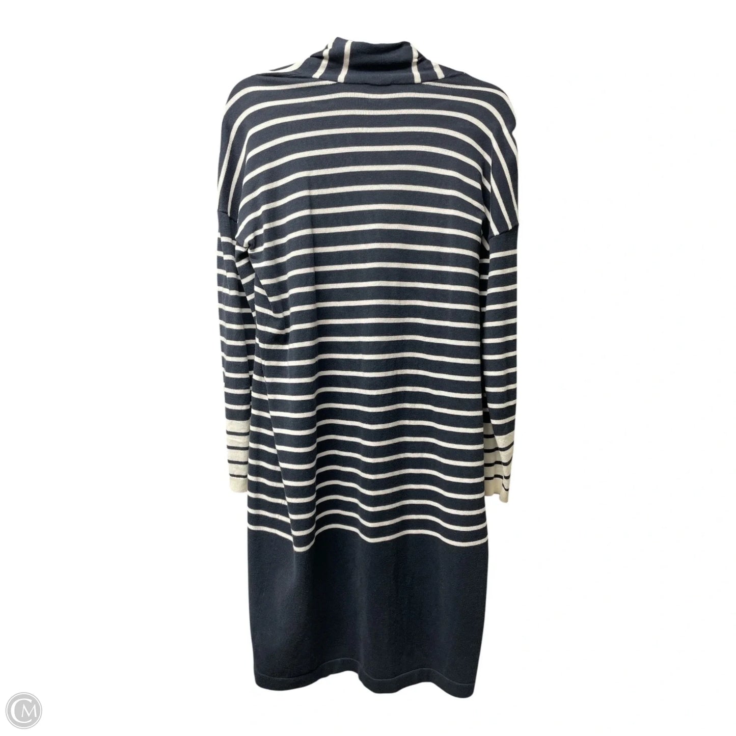 Sweater Cardigan By Cabi In Striped Pattern, Size: S