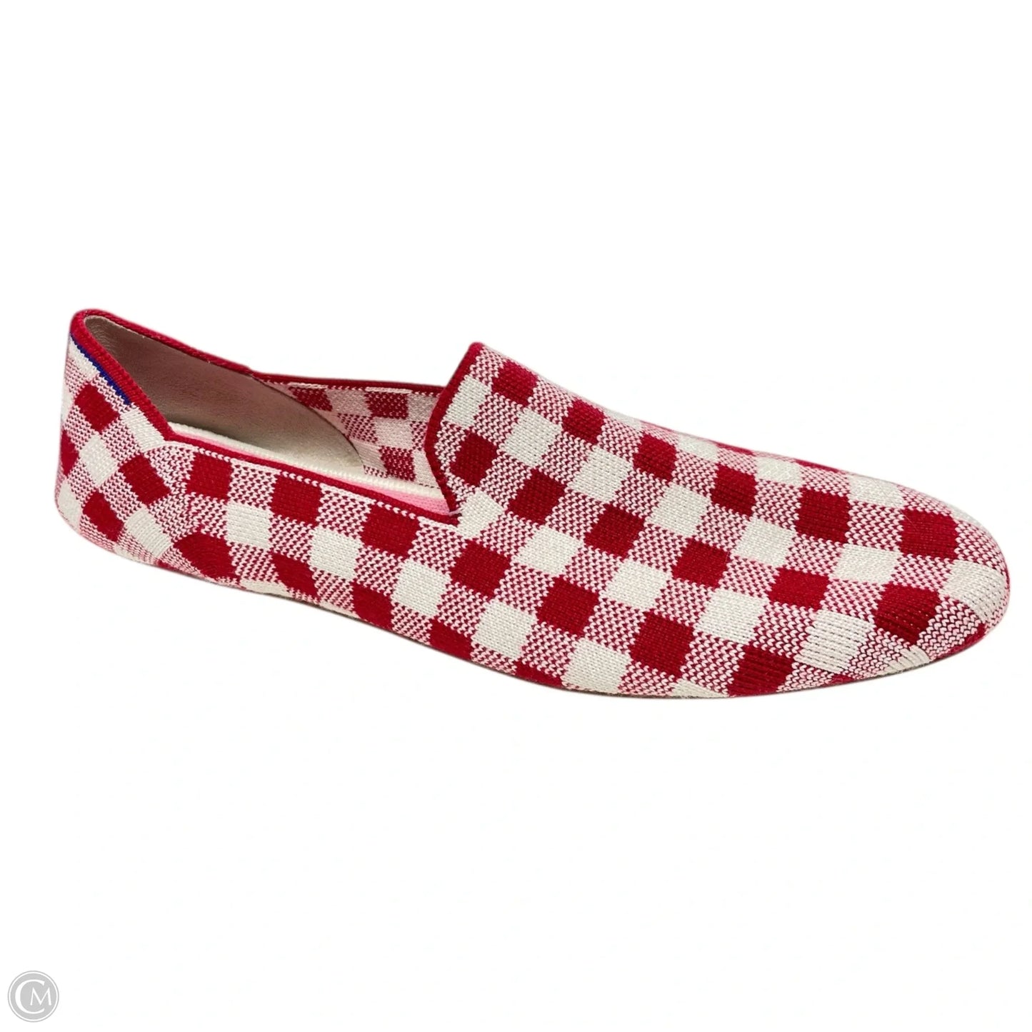 Shoes Flats By Rothys In Red & White, Size: 10.5
