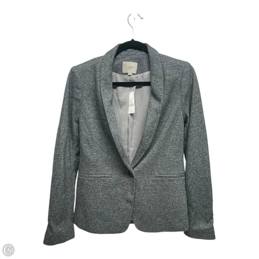 Blazer By Loft In Grey, Size: Xs