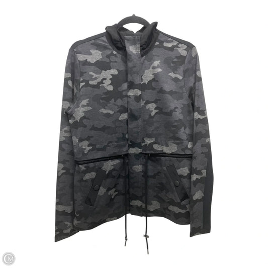 Athletic Jacket By Cabi In Grey, Size: S