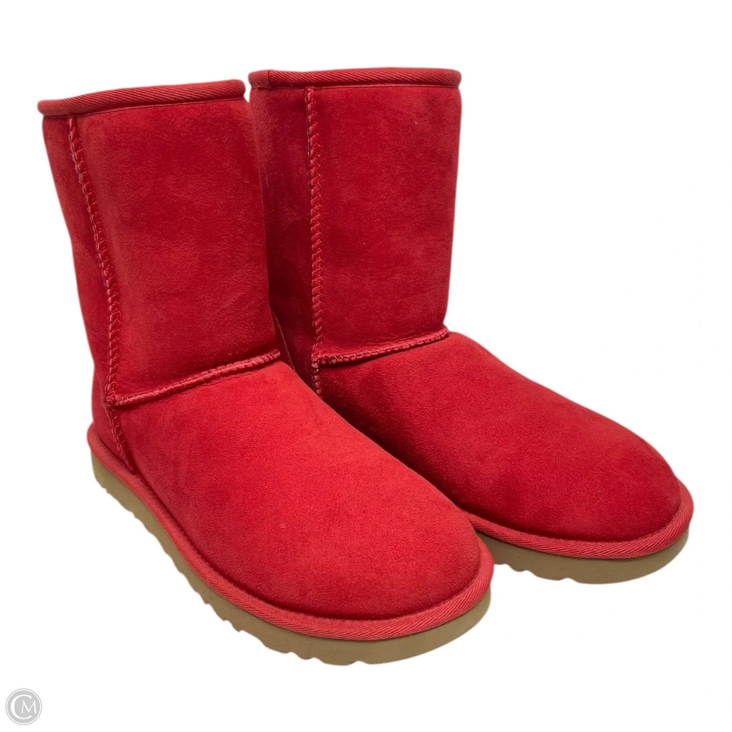 Boots Designer By Ugg In Red, Size: 7