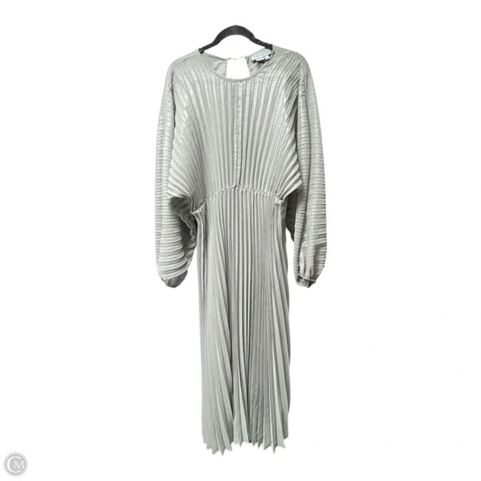 Dress Casual Midi By Anthropologie In Grey, Size: Osfm