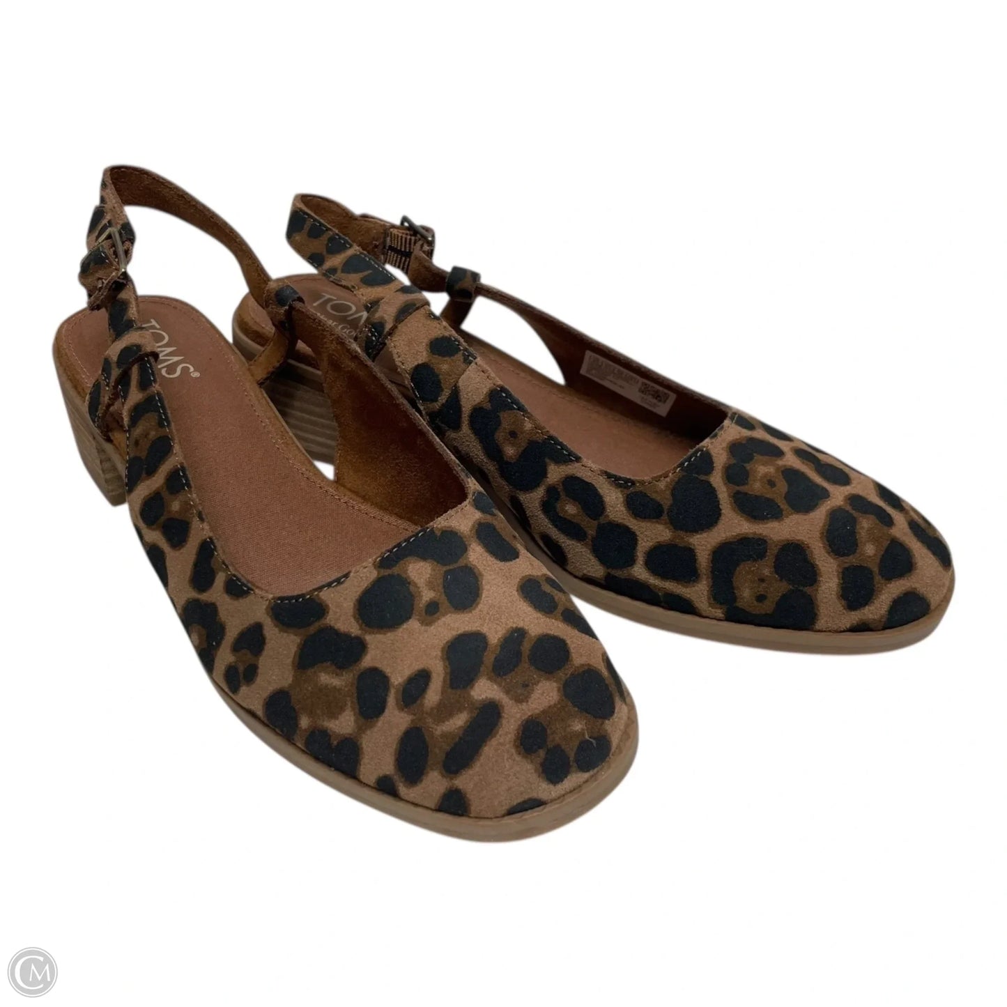 Shoes Heels Block By Toms In Animal Print, Size: 8.5